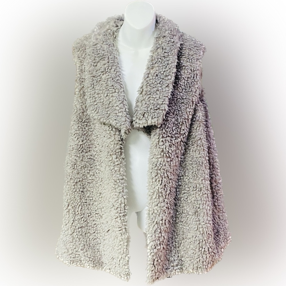 Women’s Plus Southern Stitch Grey Vest 2x